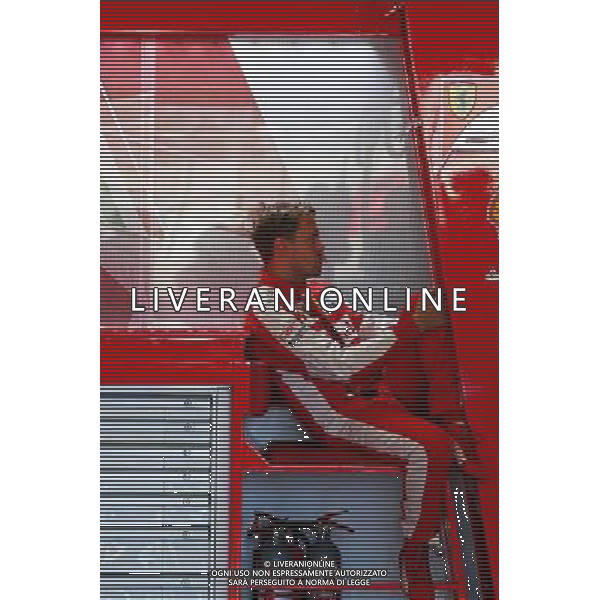 Sebastian Vettel (GER) Ferrari. 03.07.2015. Formula 1 World Championship, Rd 9, British Grand Prix, Silverstone, England, Practice Day. AG ALDO LIVERANI SAS ONLY ITALY