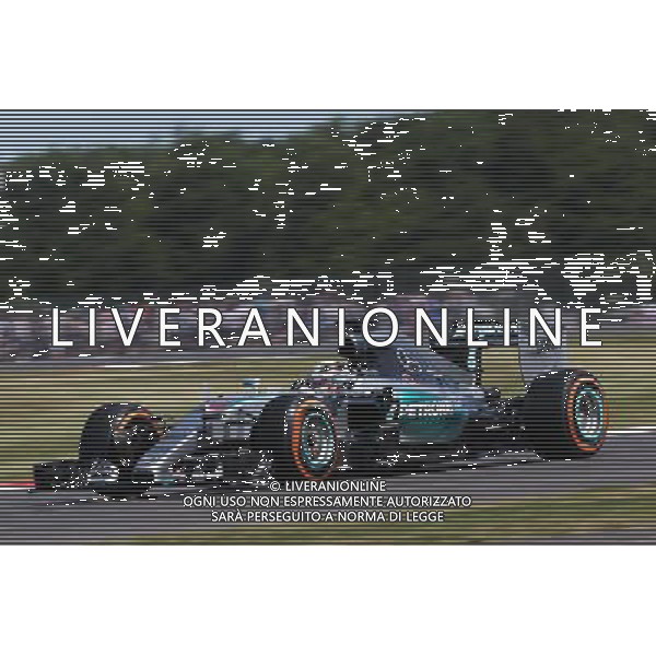 Lewis Hamilton (GBR) Mercedes AMG F1 W06. 03.07.2015. Formula 1 World Championship, Rd 9, British Grand Prix, Silverstone, England, Practice Day. AG ALDO LIVERANI SAS ONLY ITALY