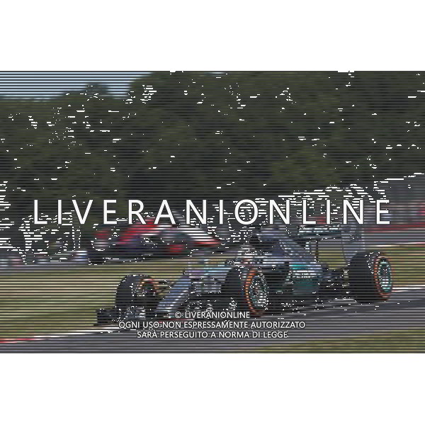 Lewis Hamilton (GBR) Mercedes AMG F1 W06. 03.07.2015. Formula 1 World Championship, Rd 9, British Grand Prix, Silverstone, England, Practice Day. AG ALDO LIVERANI SAS ONLY ITALY