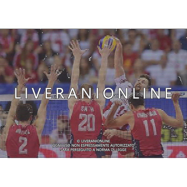 2015.07.03 KRAKOW SIATKOWKA LIGA SWIATOWA SEZON 2015/2016 VOLLEYBALL FIVB WORLD LEAGUE 2016 POLSKA - USA N/Z Michal Kubiak FOTO LUKASZ LASKOWSKI / PRESSFOCUS / NEWSPIX.PL --- Newspix.pl AG ALDO LIVERANI SAS ONLY ITALY *** Local Caption *** www.newspix.pl mail us: info@newspix.pl call us: 0048 022 23 22 222 --- Polish Picture Agency by Ringier Axel Springer Poland