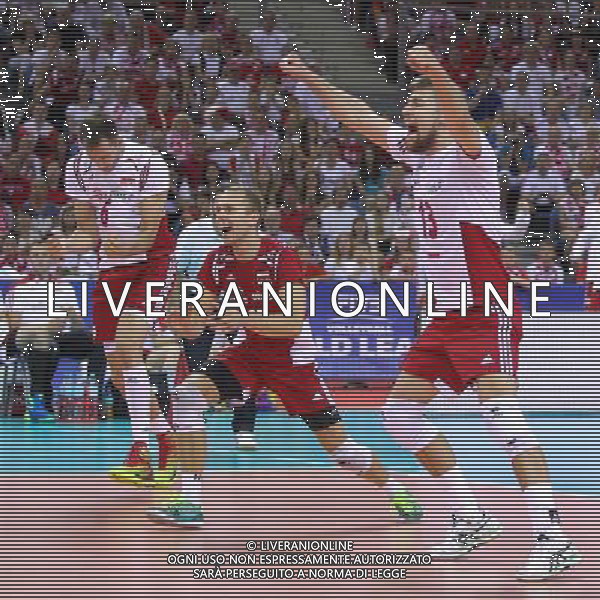 03.07.2015 KRAKOW SIATKOWKA MEZCZYZN LIGA SWIATOWA 2015 FIVB VOLLEYBALL WORLD LEAGUE 2015 MECZ POLSKA - USA ( POLAND - UNITED STATES ) N/Z MICHAL KUBIAK PAWEL ZATORSKI RADOSC EMOCJE FOT MACIEJ GOCLON / FOTONEWS / NEWSPIX.PL --- Newspix.pl AG ALDO LIVERANI SAS ONLY ITALY *** Local Caption *** www.newspix.pl mail us: info@newspix.pl call us: 0048 022 23 22 222 --- Polish Picture Agency by Ringier Axel Springer Poland
