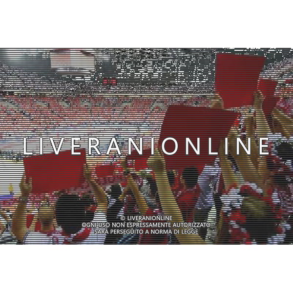 KRAKOW , POLSKA TAURON ARENA 03.07.2015 SIATKOWKA MEZCZYZNI FIVB LIGA SWIATOWA 2015 RUNDA INTERKONTYNENTALNA GRUPA B POLSKA - USA NZ TAURON ARENA KIBICE WIDOK Z GORY FOT MICHAL NOWAK / NEWSPIX.PL KRAKOW , POLAND TAURON ARENA 03.07.2015 VOLLEYBALL MEN 2015 FIVB WORLD LEAGUE INTERCONTINENTAL ROUND POOL B POLAND - USA SUPPORTERS IN THE TAURON ARENA VIEW FROM THE TOP MICHAL NOWAK / NEWSPIX.PL --- Newspix.pl AG ALDO LIVERANI SAS ONLY ITALY *** Local Caption *** www.newspix.pl mail us: info@newspix.pl call us: 0048 022 23 22 222 --- Polish Picture Agency by Ringier Axel Springer Poland