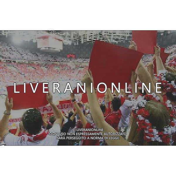 KRAKOW , POLSKA TAURON ARENA 03.07.2015 SIATKOWKA MEZCZYZNI FIVB LIGA SWIATOWA 2015 RUNDA INTERKONTYNENTALNA GRUPA B POLSKA - USA NZ TAURON ARENA KIBICE WIDOK Z GORY FOT MICHAL NOWAK / NEWSPIX.PL KRAKOW , POLAND TAURON ARENA 03.07.2015 VOLLEYBALL MEN 2015 FIVB WORLD LEAGUE INTERCONTINENTAL ROUND POOL B POLAND - USA SUPPORTERS IN THE TAURON ARENA VIEW FROM THE TOP MICHAL NOWAK / NEWSPIX.PL --- Newspix.pl AG ALDO LIVERANI SAS ONLY ITALY *** Local Caption *** www.newspix.pl mail us: info@newspix.pl call us: 0048 022 23 22 222 --- Polish Picture Agency by Ringier Axel Springer Poland