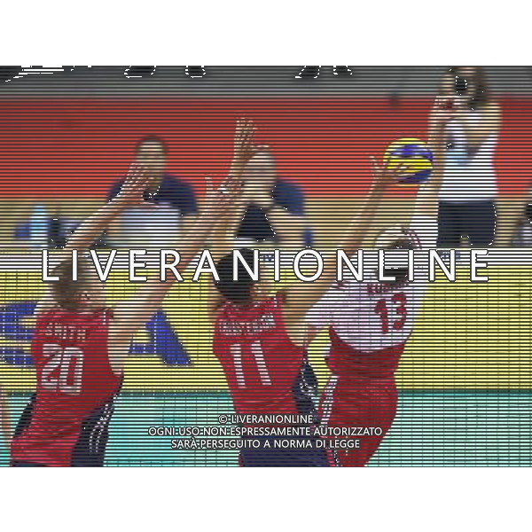 KRAKOW , POLSKA TAURON ARENA 03.07.2015 SIATKOWKA MEZCZYZNI FIVB LIGA SWIATOWA 2015 RUNDA INTERKONTYNENTALNA GRUPA B POLSKA - USA NZ DAVID SMITH ( USA ) MICAH CHRISTENSON ( USA ) MICHAL KUBIAK ( POLSKA ) FOT MICHAL NOWAK / NEWSPIX.PL KRAKOW , POLAND TAURON ARENA 03.07.2015 VOLLEYBALL MEN 2015 FIVB WORLD LEAGUE INTERCONTINENTAL ROUND POOL B POLAND - USA DAVID SMITH ( USA ) MICAH CHRISTENSON ( USA ) MICHAL KUBIAK ( POLSKA ) MICHAL NOWAK / NEWSPIX.PL --- Newspix.pl AG ALDO LIVERANI SAS ONLY ITALY *** Local Caption *** www.newspix.pl mail us: info@newspix.pl call us: 0048 022 23 22 222 --- Polish Picture Agency by Ringier Axel Springer Poland