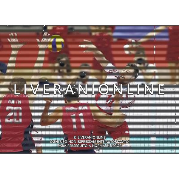 KRAKOW , POLSKA TAURON ARENA 03.07.2015 SIATKOWKA MEZCZYZNI FIVB LIGA SWIATOWA 2015 RUNDA INTERKONTYNENTALNA GRUPA B POLSKA - USA NZ DAVID SMITH ( USA ) MICAH CHRISTENSON ( USA ) MICHAL KUBIAK ( POLSKA ) FOT MICHAL NOWAK / NEWSPIX.PL KRAKOW , POLAND TAURON ARENA 03.07.2015 VOLLEYBALL MEN 2015 FIVB WORLD LEAGUE INTERCONTINENTAL ROUND POOL B POLAND - USA DAVID SMITH ( USA ) MICAH CHRISTENSON ( USA ) MICHAL KUBIAK ( POLSKA ) MICHAL NOWAK / NEWSPIX.PL --- Newspix.pl AG ALDO LIVERANI SAS ONLY ITALY *** Local Caption *** www.newspix.pl mail us: info@newspix.pl call us: 0048 022 23 22 222 --- Polish Picture Agency by Ringier Axel Springer Poland