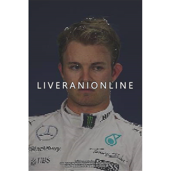 Nico Rosberg (GER) Mercedes AMG F1 in the FIA Press Conference. 04.07.2015. Formula 1 World Championship, Rd 9, British Grand Prix, Silverstone, England, Qualifying Day. AG ALDO LIVERANI SAS ONLY ITALY