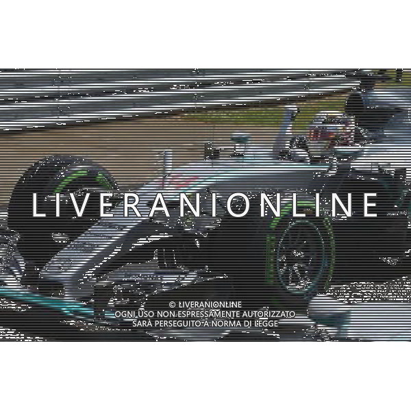 Lewis Hamilton (GBR) Mercedes AMG F1. 05.07.2015. Formula 1 World Championship, Rd 9, British Grand Prix, Silverstone, England, Race Day. AG ALDO LIVERANI SAS ONLY ITALY