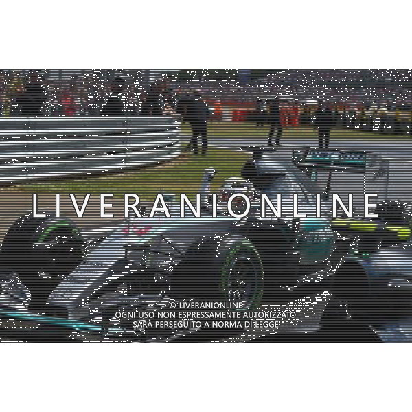 Lewis Hamilton (GBR) Mercedes AMG F1. 05.07.2015. Formula 1 World Championship, Rd 9, British Grand Prix, Silverstone, England, Race Day. AG ALDO LIVERANI SAS ONLY ITALY