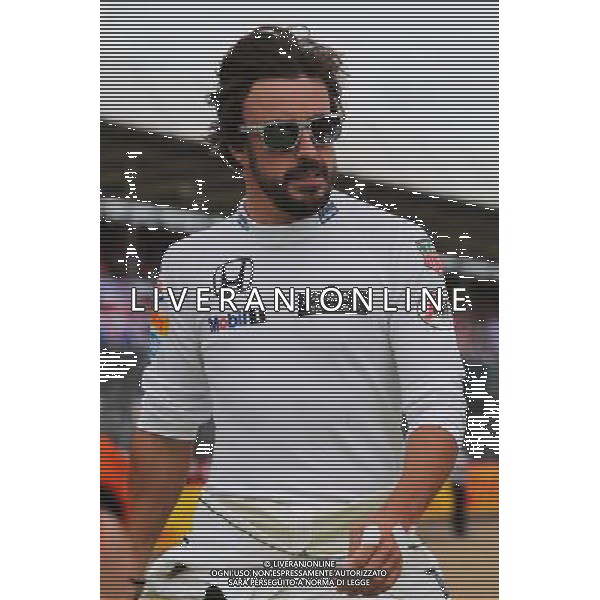 Fernando Alonso (ESP) McLaren on the grid. 05.07.2015. Formula 1 World Championship, Rd 9, British Grand Prix, Silverstone, England, Race Day. AG ALDO LIVERANI SAS ONLY ITALY