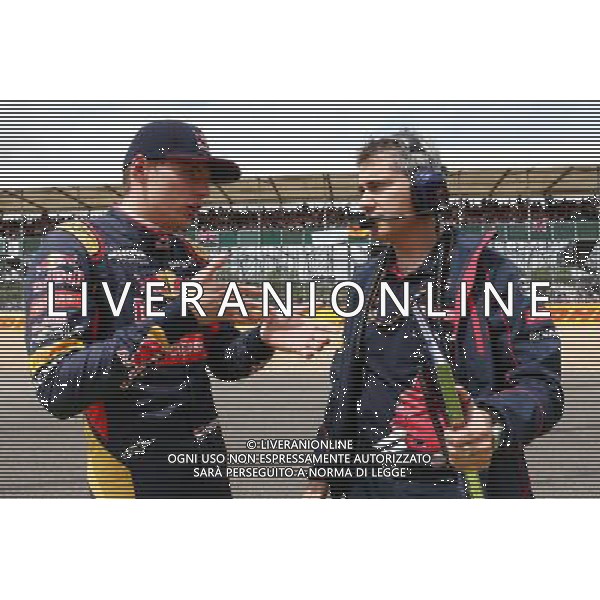 Max Verstappen (NLD) Scuderia Toro Rosso on the grid. 05.07.2015. Formula 1 World Championship, Rd 9, British Grand Prix, Silverstone, England, Race Day. AG ALDO LIVERANI SAS ONLY ITALY