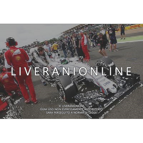 Felipe Massa (BRA) Williams FW37 on the grid. 05.07.2015. Formula 1 World Championship, Rd 9, British Grand Prix, Silverstone, England, Race Day. AG ALDO LIVERANI SAS ONLY ITALY