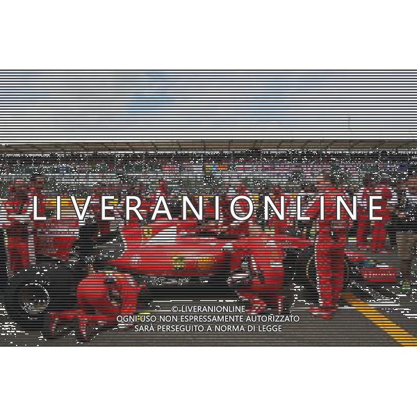 Kimi Raikkonen (FIN) Ferrari SF15-T on the grid. 05.07.2015. Formula 1 World Championship, Rd 9, British Grand Prix, Silverstone, England, Race Day. AG ALDO LIVERANI SAS ONLY ITALY
