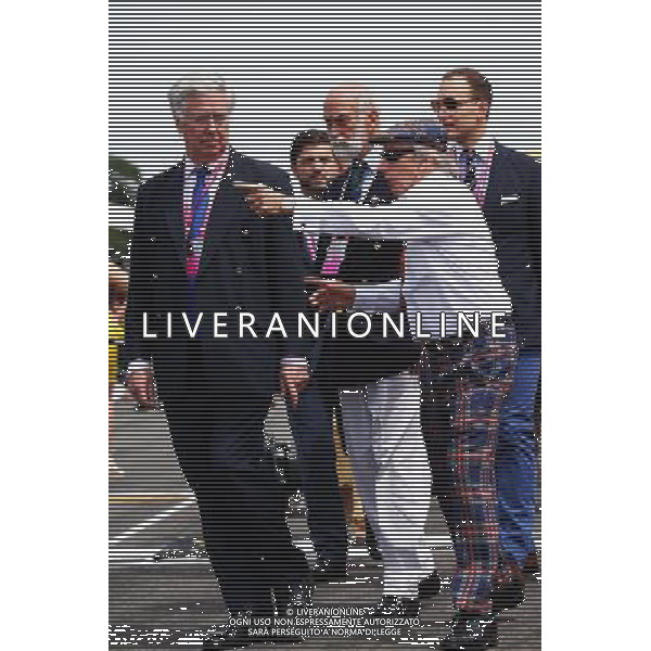 Jackie Stewart (GBR) on the grid. 05.07.2015. Formula 1 World Championship, Rd 9, British Grand Prix, Silverstone, England, Race Day. AG ALDO LIVERANI SAS ONLY ITALY