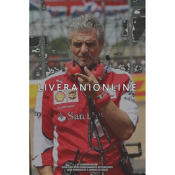 Maurizio Arrivabene (ITA) Ferrari Team Principal on the grid. 05.07.2015. Formula 1 World Championship, Rd 9, British Grand Prix, Silverstone, England, Race Day. AG ALDO LIVERANI SAS ONLY ITALY