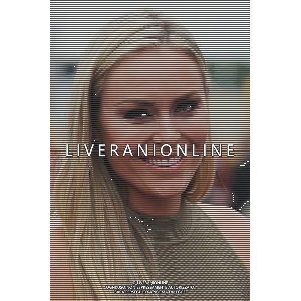 Lindsey Vonn (USA) Alpine Ski Racer. 05.07.2015. Formula 1 World Championship, Rd 9, British Grand Prix, Silverstone, England, Race Day. AG ALDO LIVERANI SAS ONLY ITALY
