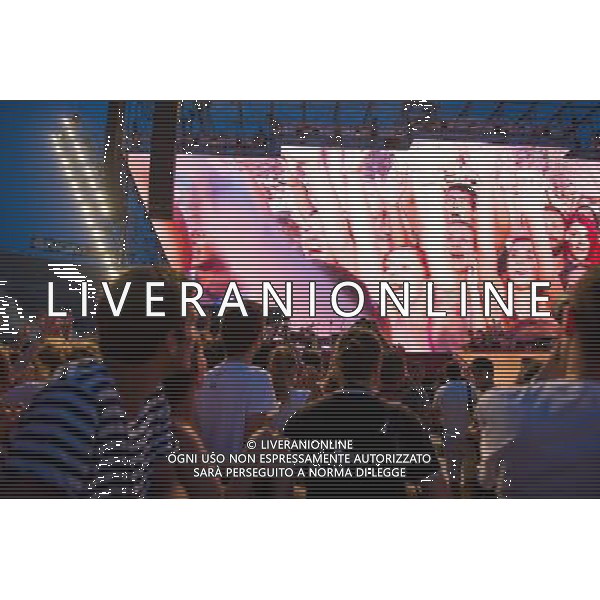 CONCERTO DI JOVANOTTI (LORENZO CHERUBINI) ALLO STADIO DALL\'ARA DI BOLOGNA 08 LUGLIO 2015 ©optima foto/AGENZIA ALDO LIVERANI Sas