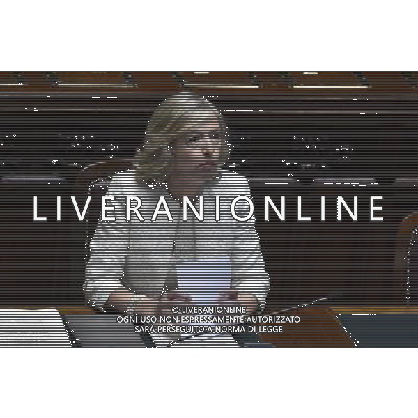 Roma - 09/07/2015 - Montecitorio - Voto finale sul disegno di legge di riforma della scuola - nella foto: Stefania Giannini / Ph. Fabrizio Corradetti - Ag. Aldo Liverani Sas
