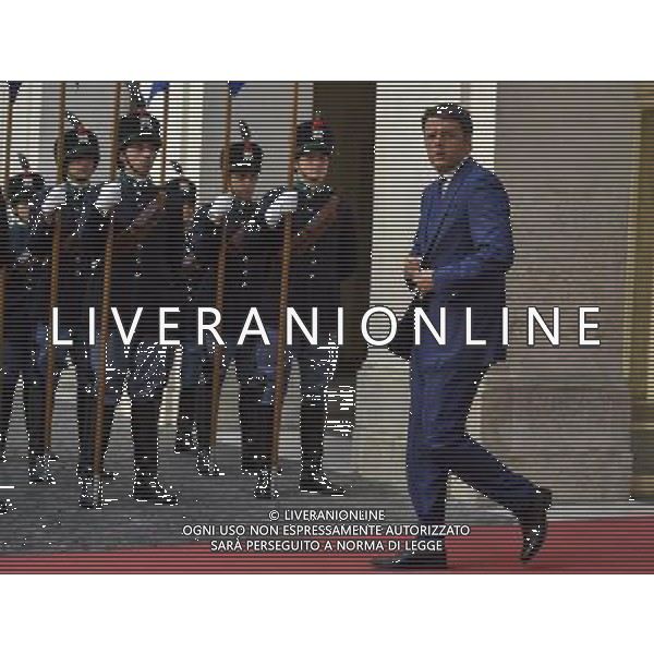 Roma - 10/07/2015 - Palazzo Chigi - Il Presidente del Consiglio dei Ministri Matteo Renzi incontra il Primo Ministro della Repubblica dÕIrlanda Enda Kenny - nella foto: Matteo Renzi / Ph. Fabrizio Corradetti - Ag. Aldo Liverani sas