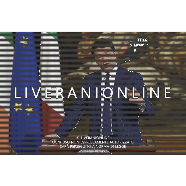Roma - 10/07/2015 - Palazzo Chigi - Il Presidente del Consiglio dei Ministri Matteo Renzi incontra il Primo Ministro della Repubblica dâ€™Irlanda Enda Kenny - nella foto: Matteo Renzi / Ph. Fabrizio Corradetti - Ag. Aldo Liverani sas