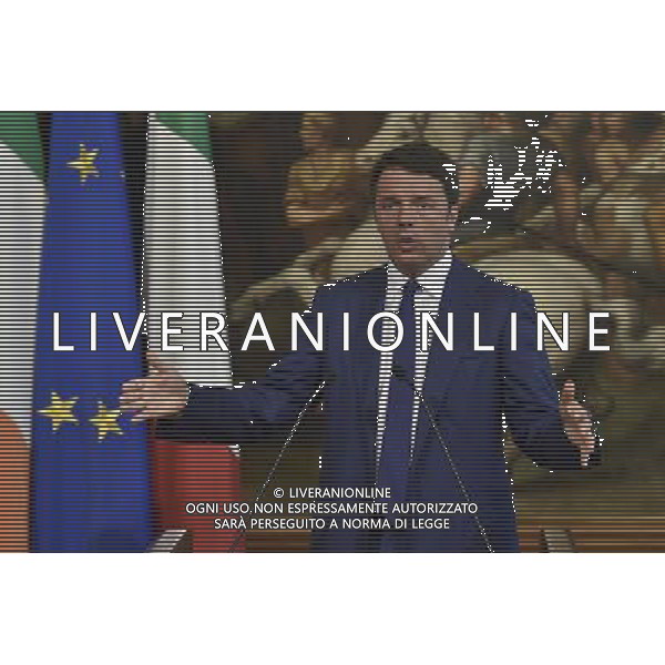 Roma - 10/07/2015 - Palazzo Chigi - Il Presidente del Consiglio dei Ministri Matteo Renzi incontra il Primo Ministro della Repubblica dâ€™Irlanda Enda Kenny - nella foto: Matteo Renzi / Ph. Fabrizio Corradetti - Ag. Aldo Liverani sas