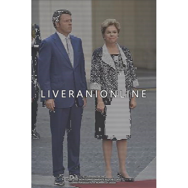 Roma - 10/07/2015 - Palazzo Chigi - Il Presidente del Consiglio dei Ministri Matteo Renzi incontra il Presidente della Repubblica federale del Brasile Dilma Rousseff - nella foto: Matteo Renzi e Dilma Rousseff / Ph. Fabrizio Corradetti - Ag. Aldo Liverani sas