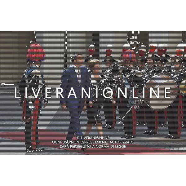 Roma - 10/07/2015 - Palazzo Chigi - Il Presidente del Consiglio dei Ministri Matteo Renzi incontra il Presidente della Repubblica federale del Brasile Dilma Rousseff - nella foto: Matteo Renzi e Dilma Rousseff / Ph. Fabrizio Corradetti - Ag. Aldo Liverani sas
