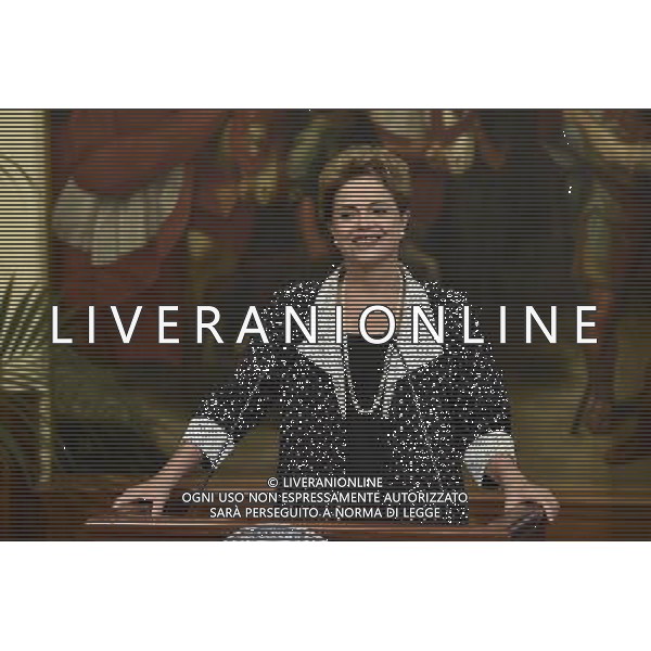 Roma - 10/07/2015 - Palazzo Chigi - Il Presidente del Consiglio dei Ministri Matteo Renzi incontra il Presidente della Repubblica federale del Brasile Dilma Rousseff - nella foto: Dilma Rousseff / Ph. Fabrizio Corradetti - Ag. Aldo Liverani sas