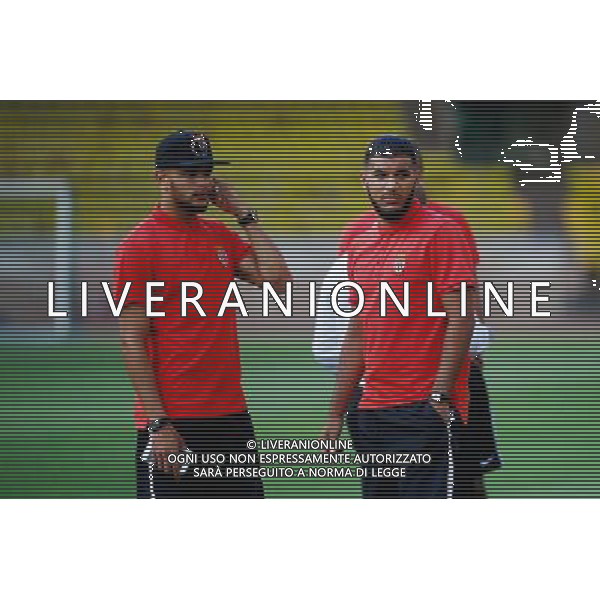 Fares BAHLOULI / Layvin KURZAWA - 10.07.2015 - Monaco / Dynamo Moscou - Match Amical Photo : Serge Haouzi / Icon Sport /AGENZIA ALDO LIVERANI Sas - ITALY ONLY - EDITORIAL USE ONLY - MONACO - DINAMO MOSCA PARTITA AMICHEVOLE