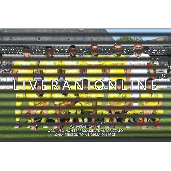 Equipe Nantes - 15.07.2015 - Nantes / Saint Etienne - Match amical Photo : Nolwenn Le Gouic / Icon Sport Remy RIOU / Yacine BAMMOU / Jordan VERETOUT / Oliviera Tavares ADRYAN / Leo DUBOIS / Wilfried MOIMBE / Levy DJIDJI / Adrien THOMASSON / Birama TOURE / Lucas DEAUX / Johan AUDEL *** Local Caption *** AG ALDO LIVERANI SAS ONLY ITALY *** Local Caption *** AG ALDO LIVERANI SAS ONLY ITALY