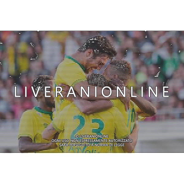 Joie Yacine BAMMOU / Leo DUBOIS - 15.07.2015 - Nantes / Saint Etienne - Match amical Photo : Nolwenn Le Gouic / Icon Sport AG ALDO LIVERANI SAS ONLY ITALY