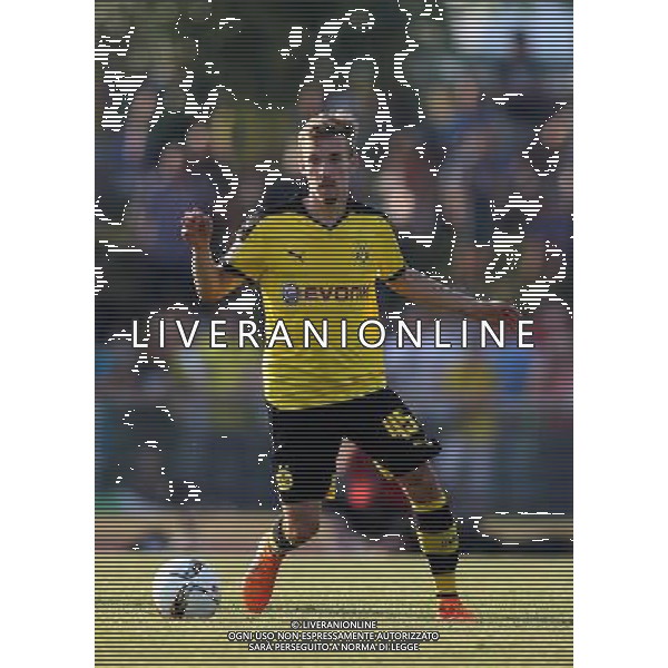 Fu§ball, firo : 03.07.2015 1.BL, 1.Bundesliga, Saison 2015/2016, BVB, Borussia Dortmund, Testspiel, VfL Rhede Einzelaktion, David Sauerland, BVB, ganze Figur, $worldrightsEs gelten unsere AGB, einsehbar auf www.firosportphoto.de, copyright by firo sportphoto: Coesfelder Str. 207 D-48249 DŸlmen www.firosportphoto.de mail@firosportphoto.de (V o l k s b a n k B o c h u m - W i t t e n ) BLZ.: 430 601 29 Kt. Nr.: 341 117 100 Tel:Ê +49-2594-9916004 Fax:Ê+49-2594-9916005 AG ALDO LIVERANI SAS ONLY ITALY
