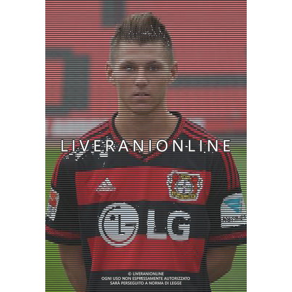 firo : 13.07.2015 Fu§ball, 1.Bundesliga,Saison 2015/2016 Bayer 04 Leverkusen, Fototermin, Portraittermin, Robin Tim BECKER, Portrait $worldrights,Es gelten unsere AGB, einsehbar auf www.firosportphoto.de, copyright by firo sportphoto: Coesfelder Str. 207 D-48249 DŸlmen www.firosportphoto.de mail@firosportphoto.de (V o l k s b a n k B o c h u m - W i t t e n ) BLZ.: 430 601 29 Kt. Nr.: 341 117 100 Tel:Ê +49-2594-9916004 Fax:Ê+49-2594-9916005 AG ALDO LIVERANI SAS ONLY ITALY