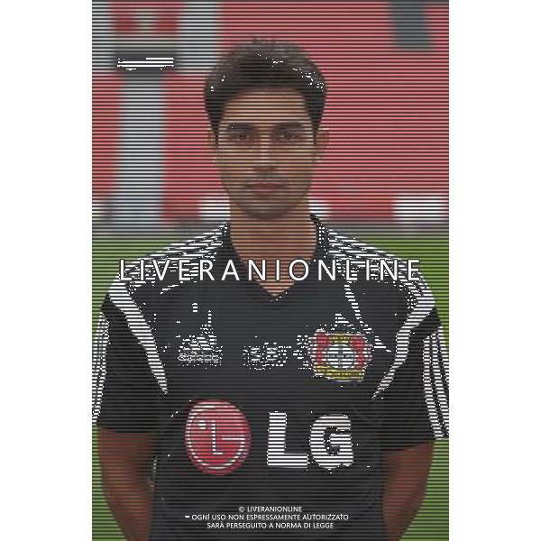 firo : 13.07.2015 Fu§ball, 1.Bundesliga,Saison 2015/2016 Bayer 04 Leverkusen, Fototermin, Portraittermin, Schahriar Bigdeli, Portrait $worldrights,Es gelten unsere AGB, einsehbar auf www.firosportphoto.de, copyright by firo sportphoto: Coesfelder Str. 207 D-48249 DŸlmen www.firosportphoto.de mail@firosportphoto.de (V o l k s b a n k B o c h u m - W i t t e n ) BLZ.: 430 601 29 Kt. Nr.: 341 117 100 Tel:Ê +49-2594-9916004 Fax:Ê+49-2594-9916005 AG ALDO LIVERANI SAS ONLY ITALY