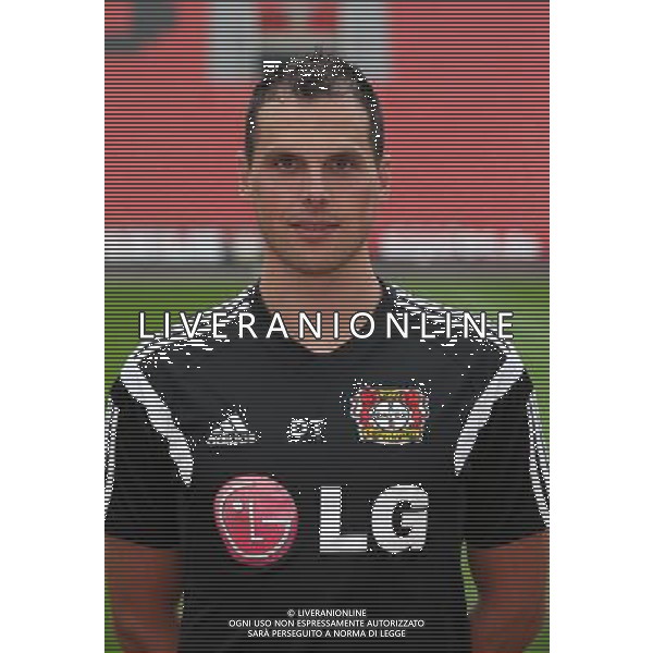 firo : 13.07.2015 Fu§ball, 1.Bundesliga,Saison 2015/2016 Bayer 04 Leverkusen, Fototermin, Portraittermin, David THIEL, Portrait $worldrights,Es gelten unsere AGB, einsehbar auf www.firosportphoto.de, copyright by firo sportphoto: Coesfelder Str. 207 D-48249 DŸlmen www.firosportphoto.de mail@firosportphoto.de (V o l k s b a n k B o c h u m - W i t t e n ) BLZ.: 430 601 29 Kt. Nr.: 341 117 100 Tel:Ê +49-2594-9916004 Fax:Ê+49-2594-9916005 AG ALDO LIVERANI SAS ONLY ITALY