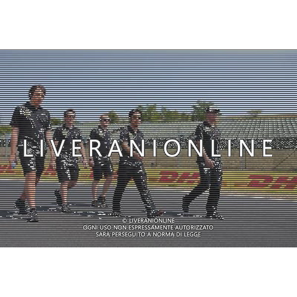 Alan Permane (GBR) Lotus F1 Team Trackside Operations and Ayao Komatsu (JPN), Lotus F1 Team 23.07.2015. Formula 1 World Championship, Rd 10, Hungarian Grand Prix, Budapest, Hungary, Preparation Day. only italy- ag aldo liverani sas