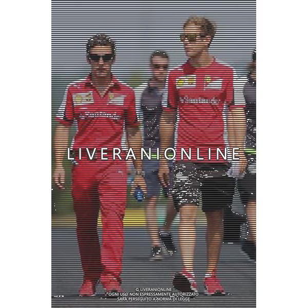 Sebastian Vettel (GER), Scuderia Ferrari 23.07.2015. Formula 1 World Championship, Rd 10, Hungarian Grand Prix, Budapest, Hungary, Preparation Day. only italy- ag aldo liverani sas