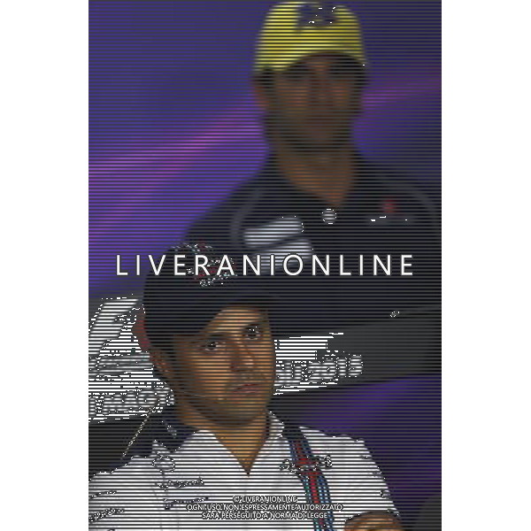 Felipe Massa (BRA) Williams in the FIA Press Conference. 23.07.2015. Formula 1 World Championship, Rd 10, Hungarian Grand Prix, Budapest, Hungary, Preparation Day. ONLY ITALY-AG ALDO LIVERANI SAS
