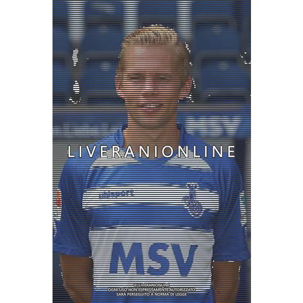 firo : 16.07.2015 Fu§ball, 2.Bundesliga,Saison 2015/2016 MSV Duisburg,Fototermin, Portraittermin, Dennis GROTE, $worldrights,Es gelten unsere AGB, einsehbar auf www.firosportphoto.de, copyright by firo sportphoto: Coesfelder Str. 207 D-48249 DŸlmen www.firosportphoto.de mail@firosportphoto.de (V o l k s b a n k B o c h u m - W i t t e n ) BLZ.: 430 601 29 Kt. Nr.: 341 117 100 Tel:Ê +49-2594-9916004 Fax:Ê+49-2594-9916005 AG ALDO LIVERANI SAS ONLY ITALY
