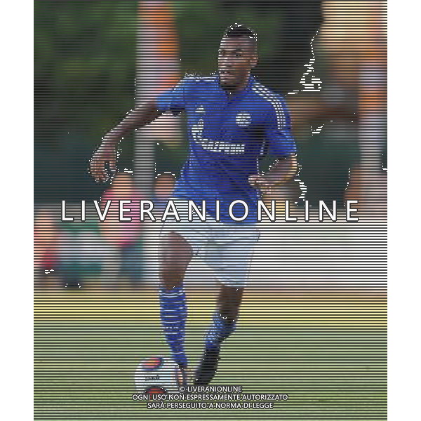 firo Fu§ball,Fussball, 10.07.2015 1. Bundesliga Saison 2015/2016 Vorbereitung, Trainingslager, FC Schalke 04, in Velden …sterreich, Testspiel, Test, RZ Pellets WAC, Wolfsberg - FC Schalke 04 10.07.2015 Einzelaktion, Eric Maxim Choupo Moting, Schalke, $worldrightsEs gelten unsere AGB, einsehbar auf www.firosportphoto.de copyright by firo sportphoto: Coesfelder Str.207 48249 DŸlmen www.firosportphoto.de mail@firosportphoto.de (V o l k s b a n k B o c h u m - W i t t e n ) BLZ.: 430 601 29 Kt. Nr.: 341 117 100 Tel:Ê 02594 - 9916004 Fax:Ê02594 - 9916005 AG ALDO LIVERANI SAS ONLY ITALY