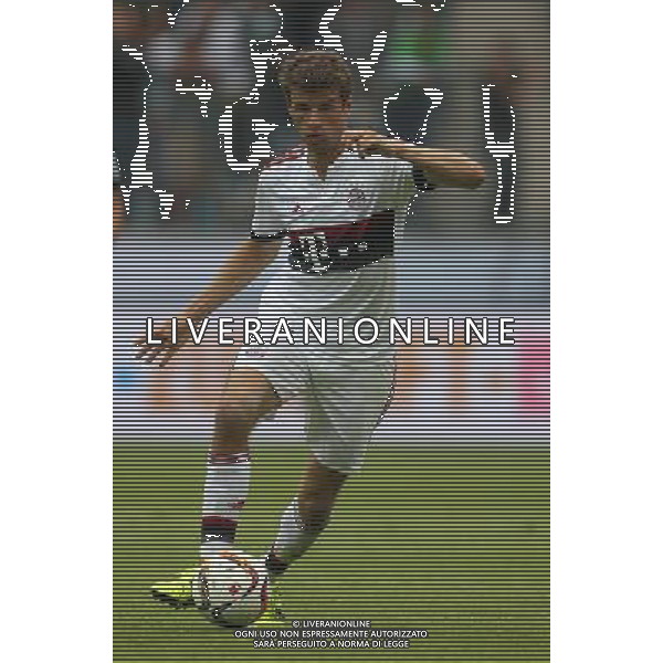 Fu§ball, firo : 12.07.2015 1.BL, 1.Bundesliga, Saison 2015/2016, Telekom Cup, Einzelaktion, Thomas M†LLER MUELLER, FCB Bayern MŸnchen Muenchen, ganze Figur, $worldrightsEs gelten unsere AGB, einsehbar auf www.firosportphoto.de, copyright by firo sportphoto: Coesfelder Str. 207 D-48249 DŸlmen www.firosportphoto.de mail@firosportphoto.de (V o l k s b a n k B o c h u m - W i t t e n ) BLZ.: 430 601 29 Kt. Nr.: 341 117 100 Tel:Ê +49-2594-9916004 Fax:Ê+49-2594-9916005 AG ALDO LIVERANI SAS ONLY ITALY