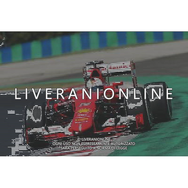 Sebastian Vettel (GER) Ferrari SF15-T. 24.07.2015. Formula 1 World Championship, Rd 10, Hungarian Grand Prix, Budapest, Hungary, Practice Day. AG ALDO LIVERANI SAS ONLY ITALY
