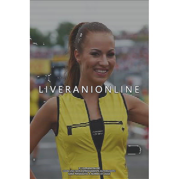 Grid girl. 26.07.2015. Formula 1 World Championship, Rd 10, Hungarian Grand Prix, Budapest, Hungary, Race Day. /AGENZIA ALDO LIVERANI Sas - ITALY ONLY - EDITORIAL USE ONLY