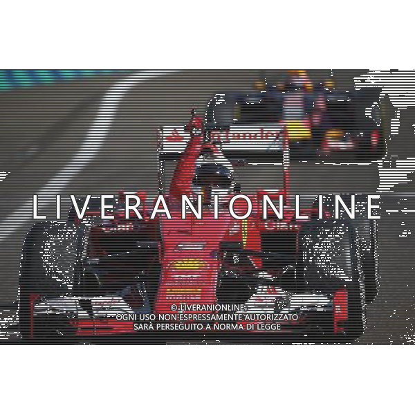 1st place Sebastian Vettel (GER) Ferrari. 26.07.2015. Formula 1 World Championship, Rd 10, Hungarian Grand Prix, Budapest, Hungary, Race Day. /AGENZIA ALDO LIVERANI Sas - ITALY ONLY - EDITORIAL USE ONLY