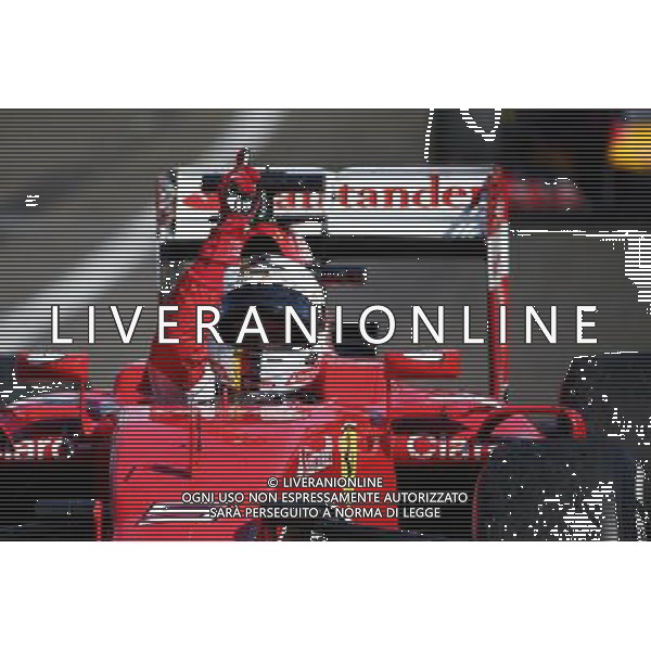 1st place Sebastian Vettel (GER) Ferrari. 26.07.2015. Formula 1 World Championship, Rd 10, Hungarian Grand Prix, Budapest, Hungary, Race Day. /AGENZIA ALDO LIVERANI Sas - ITALY ONLY - EDITORIAL USE ONLY