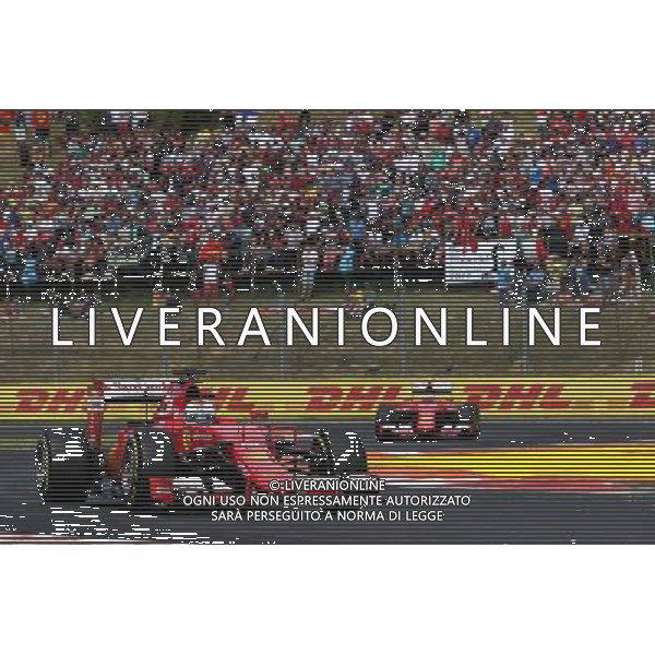 Sebastian Vettel (GER) Ferrari SF15-T. 26.07.2015. Formula 1 World Championship, Rd 10, Hungarian Grand Prix, Budapest, Hungary, Race Day. AG ALDO LIVERANI SAS ONLY ITALY