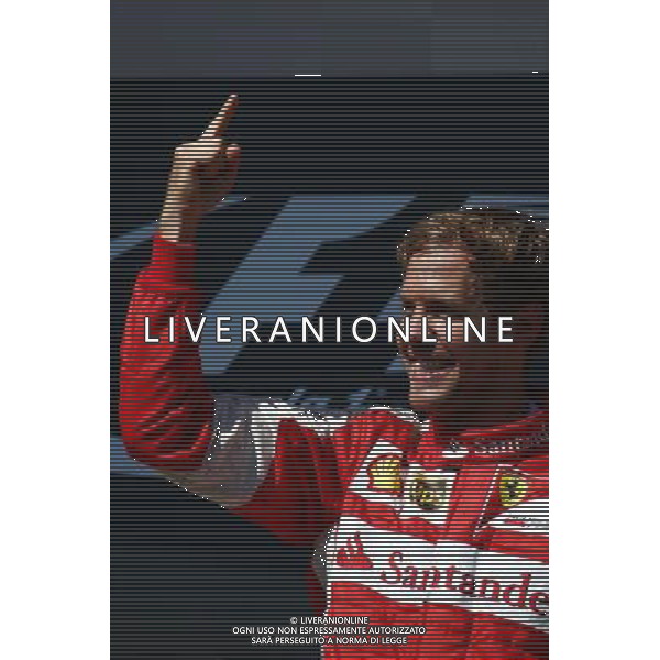 1st place Sebastian Vettel (GER) Ferrari. 26.07.2015. Formula 1 World Championship, Rd 10, Hungarian Grand Prix, Budapest, Hungary, Race Day. AG ALDO LIVERANI SAS ONLY ITALY
