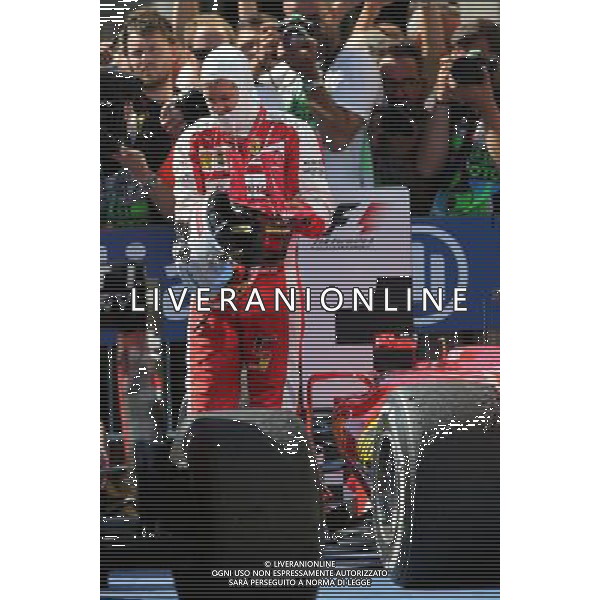 Sebastian Vettel (GER), Scuderia Ferrari 26.07.2015. Formula 1 World Championship, Rd 10, Hungarian Grand Prix, Budapest, Hungary, Race Day. AG ALDO LIVERANI SAS ONLY ITALY