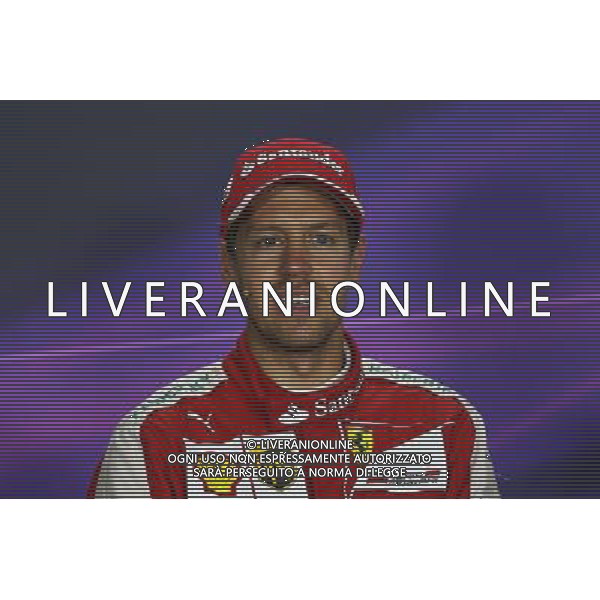 Sebastian Vettel (GER) Ferrari in the FIA Press Conference. 26.07.2015. Formula 1 World Championship, Rd 10, Hungarian Grand Prix, Budapest, Hungary, Race Day. AG ALDO LIVERANI SAS ONLY ITALY