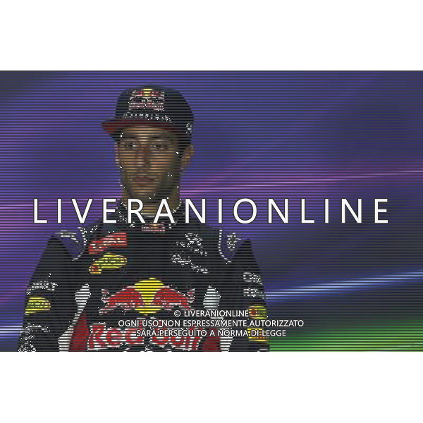 Daniel Ricciardo (AUS) Red Bull Racing in the FIA Press Conference. 26.07.2015. Formula 1 World Championship, Rd 10, Hungarian Grand Prix, Budapest, Hungary, Race Day. AG ALDO LIVERANI SAS ONLY ITALY