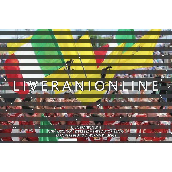 Ferrari celebrate at parc ferme. 26.07.2015. Formula 1 World Championship, Rd 10, Hungarian Grand Prix, Budapest, Hungary, Race Day. AG ALDO LIVERANI SAS ONLY ITALY